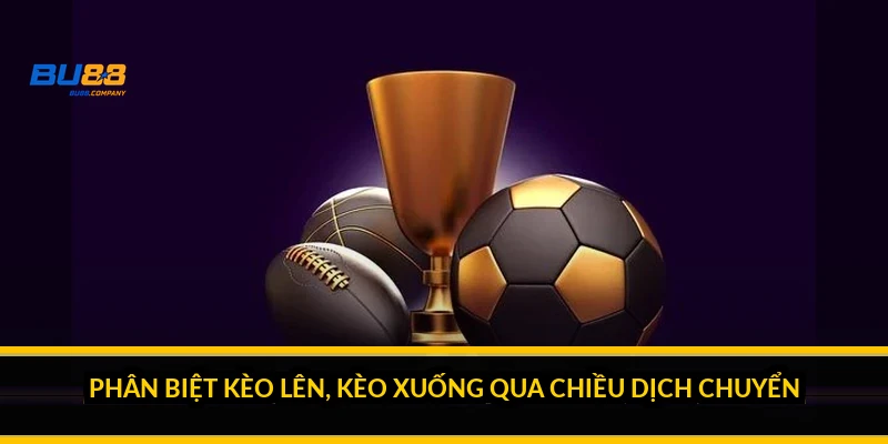 Cách xem biến động tỷ lệ kèo qua dòng tiền và tin đội hình Phân biệt kèo lên, kèo xuống qua chiều dịch chuyển